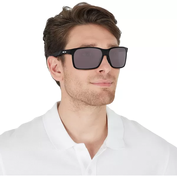imageOakley Mens Oo9460 Portal X Rectangular SunglassesCarbonPrizm Grey