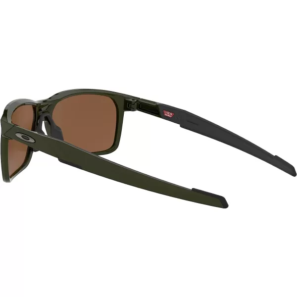 imageOakley Mens Oo9460 Portal X Rectangular SunglassesOlivePrizm Tungsten Polarized