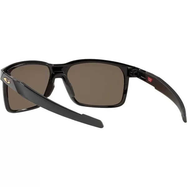 imageOakley Mens Oo9460 Portal X Rectangular SunglassesPolished BlackPrizm 24k Polarized