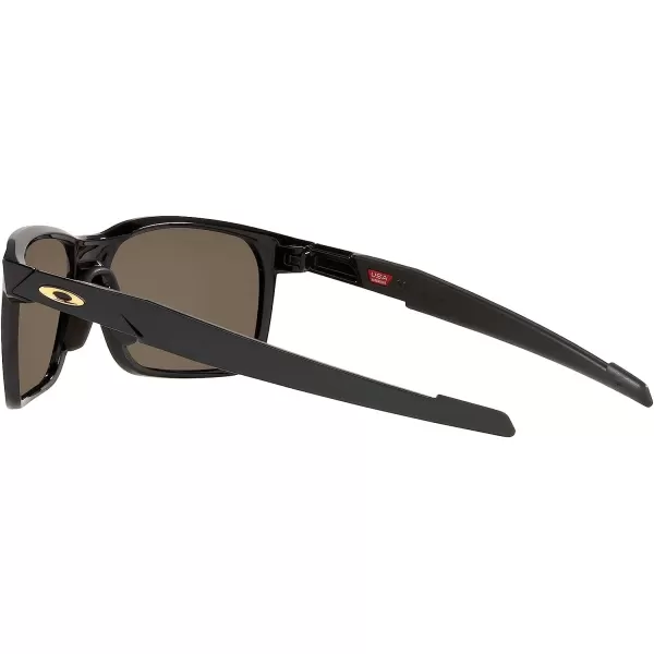 imageOakley Mens Oo9460 Portal X Rectangular SunglassesPolished BlackPrizm 24k Polarized