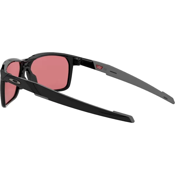 imageOakley Mens Oo9460 Portal X Rectangular SunglassesPolished BlackPrizm Dark Golf