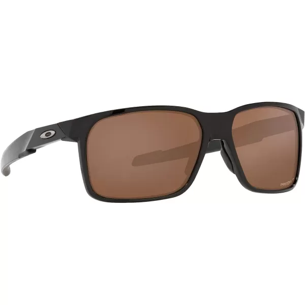 imageOakley Mens Oo9460 Portal X Rectangular SunglassesPolished BlackPrizm Tungsten Polarized