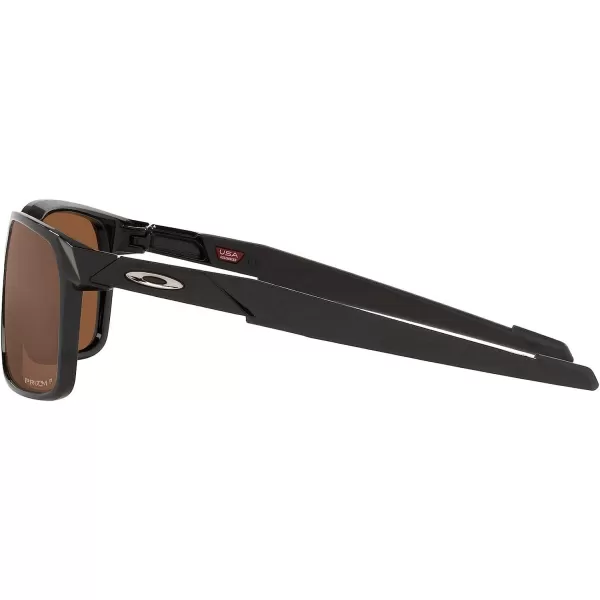 imageOakley Mens Oo9460 Portal X Rectangular SunglassesPolished BlackPrizm Tungsten Polarized