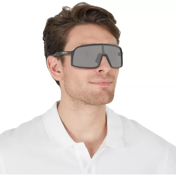 imageOakley Mens Oo9462 Sutro S Rectangular SunglassesHi Res Matte CarbonPrizm Black