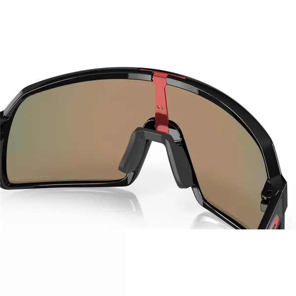 imageOakley Mens Oo9462 Sutro S Rectangular SunglassesPolished BlackPrizm Ruby
