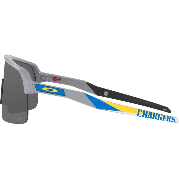 imageOakley Mens Oo9463 Sutro Lite NFL Collection SunglassesLos Angeles Chargers Matte FogPrizm Black