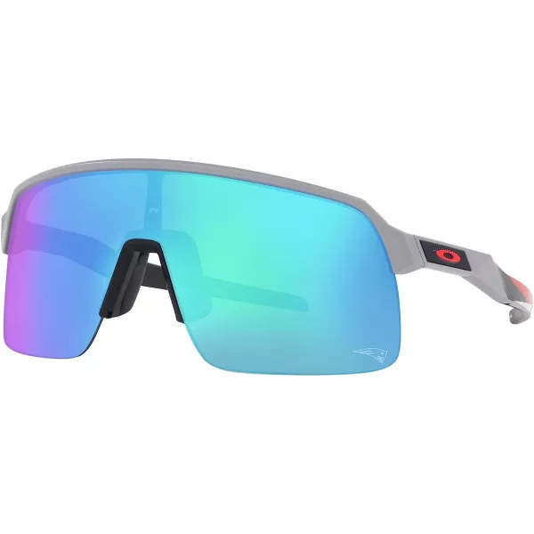 imageOakley Mens Oo9463 Sutro Lite NFL Collection SunglassesNew England Patriots Matte FogPrizm Sapphire