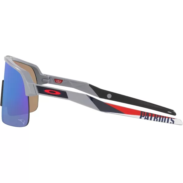 imageOakley Mens Oo9463 Sutro Lite NFL Collection SunglassesNew England Patriots Matte FogPrizm Sapphire