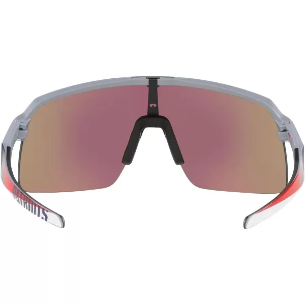 imageOakley Mens Oo9463 Sutro Lite NFL Collection SunglassesNew England Patriots Matte FogPrizm Sapphire