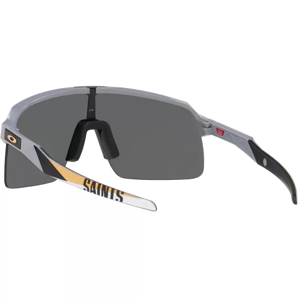 imageOakley Mens Oo9463 Sutro Lite NFL Collection SunglassesNew Orleans Saints Matte FogPrizm Black