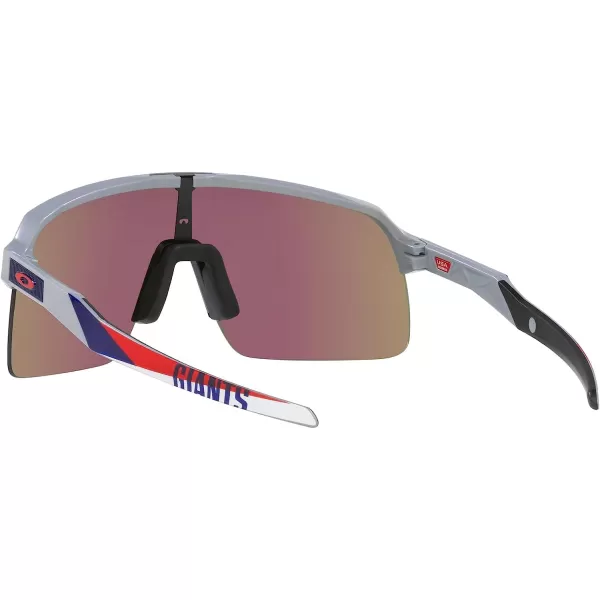 imageOakley Mens Oo9463 Sutro Lite NFL Collection SunglassesNew York Giants Matte FogPrizm Sapphire