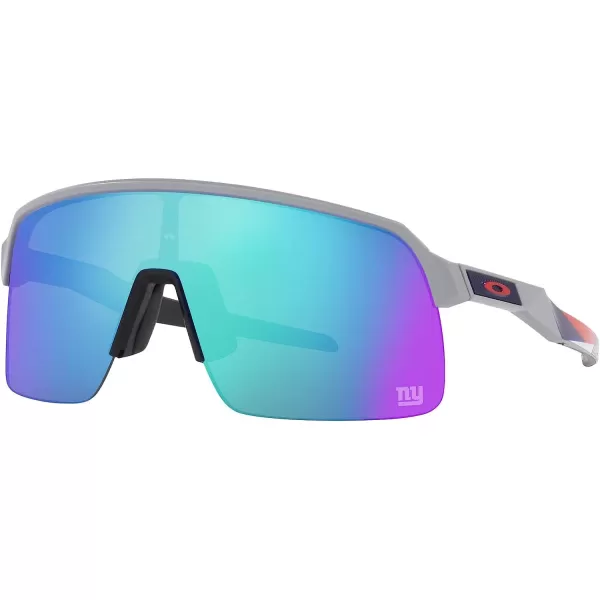 imageOakley Mens Oo9463 Sutro Lite NFL Collection SunglassesNew York Giants Matte FogPrizm Sapphire