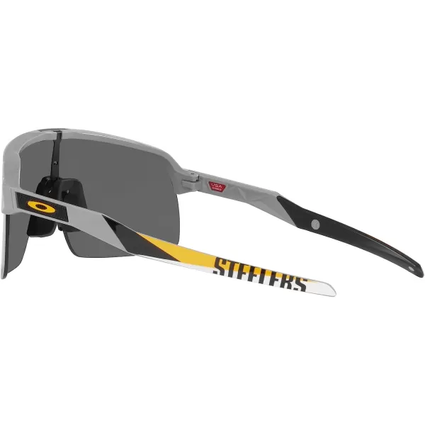 imageOakley Mens Oo9463 Sutro Lite NFL Collection SunglassesPittsburgh Steelers Matte FogPrizm Black