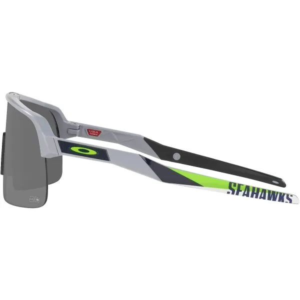 imageOakley Mens Oo9463 Sutro Lite NFL Collection SunglassesSeattle Seahawks Matte FogPrizm Black