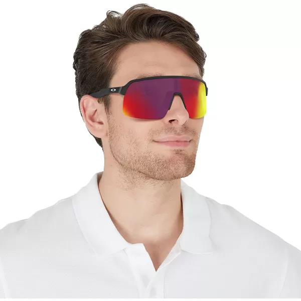 imageOakley Mens Oo9463 Sutro Lite Rectangular SunglassesMatte BlackPrizm Road