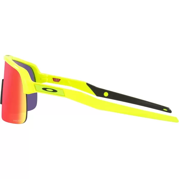 imageOakley Mens Oo9463 Sutro Lite Rectangular SunglassesMatte Neon YellowPrizm Road
