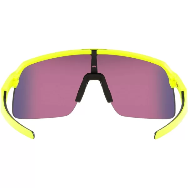 imageOakley Mens Oo9463 Sutro Lite Rectangular SunglassesMatte Neon YellowPrizm Road