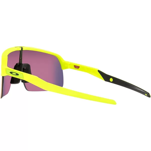 imageOakley Mens Oo9463 Sutro Lite Rectangular SunglassesMatte Neon YellowPrizm Road