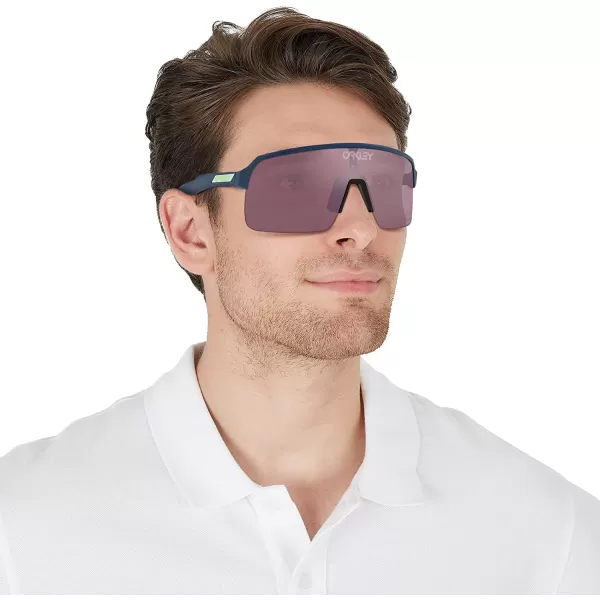 imageOakley Mens Oo9463 Sutro Lite Rectangular SunglassesMatte PoseidonPrizm Road Black