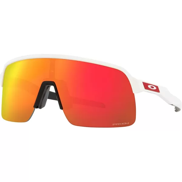 imageOakley Mens Oo9463 Sutro Lite Rectangular SunglassesMatte WhitePrizm Ruby