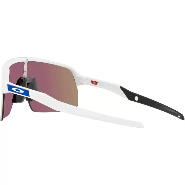 imageOakley Mens Oo9463 Sutro Lite Rectangular SunglassesMatte WhitePrizm Sapphire