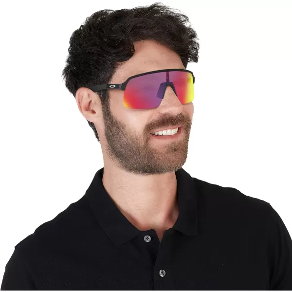 imageOakley Mens Oo9463a Sutro Lite Low Bridge Fit Rectangular SunglassesMatte BlackPrizm Road