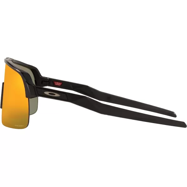 imageOakley Mens Oo9463a Sutro Lite Low Bridge Fit Rectangular SunglassesMatte BlackPrizm Ruby