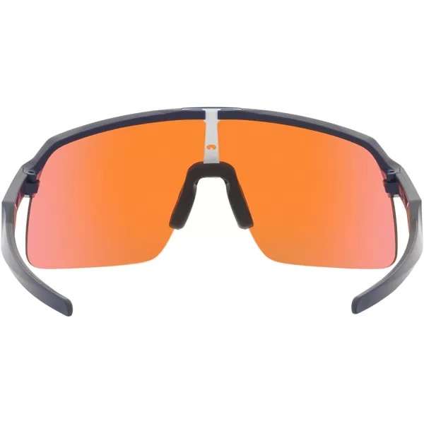 imageOakley Mens Oo9463a Sutro Lite Low Bridge Fit Rectangular SunglassesMatte NavyPrizm Trail