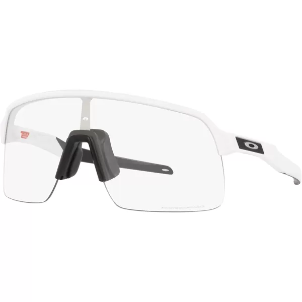 imageOakley Mens Oo9463a Sutro Lite Low Bridge Fit Rectangular SunglassesMatte WhiteClear to Black Photochromic