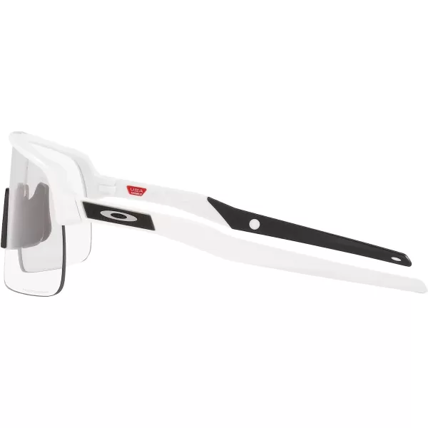 imageOakley Mens Oo9463a Sutro Lite Low Bridge Fit Rectangular SunglassesMatte WhiteClear to Black Photochromic