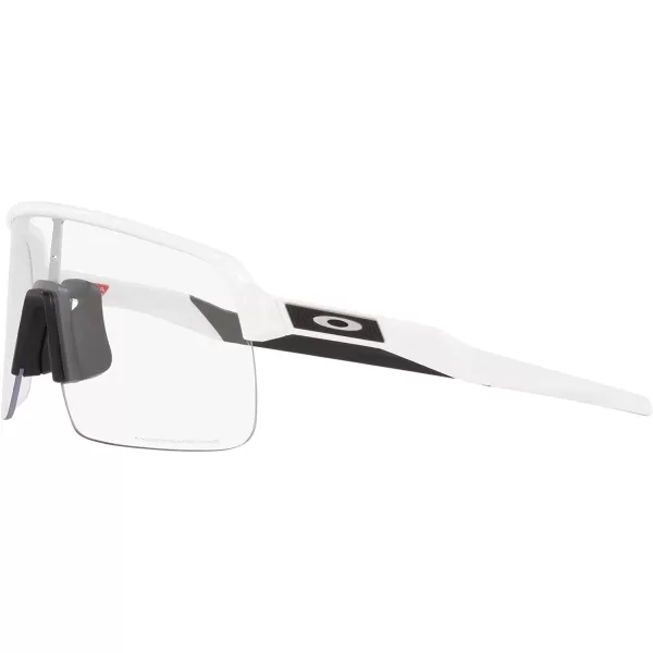imageOakley Mens Oo9463a Sutro Lite Low Bridge Fit Rectangular SunglassesMatte WhiteClear to Black Photochromic