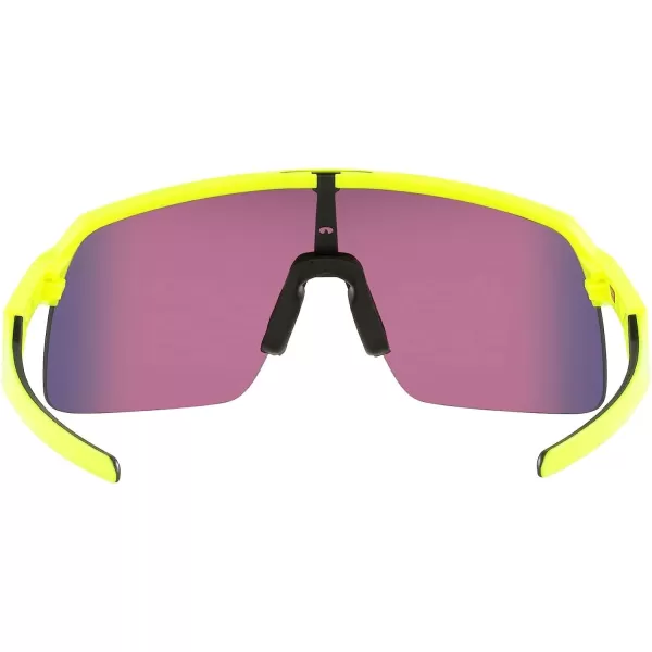 imageOakley Mens Oo9463a Sutro Lite Low Bridge Fit Rectangular SunglassesNeon YellowPrizm Road