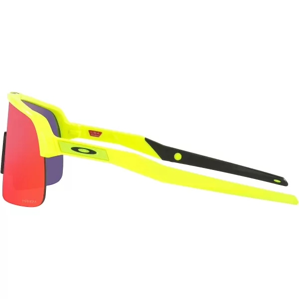 imageOakley Mens Oo9463a Sutro Lite Low Bridge Fit Rectangular SunglassesNeon YellowPrizm Road