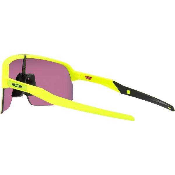 imageOakley Mens Oo9463a Sutro Lite Low Bridge Fit Rectangular SunglassesNeon YellowPrizm Road