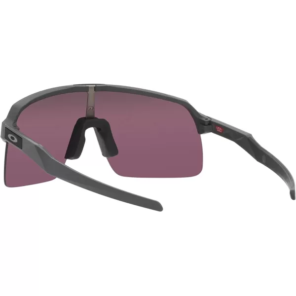 imageOakley Mens Oo9463a Sutro Lite Low Bridge Fit Rectangular SunglassesSteelPrizm Road Black