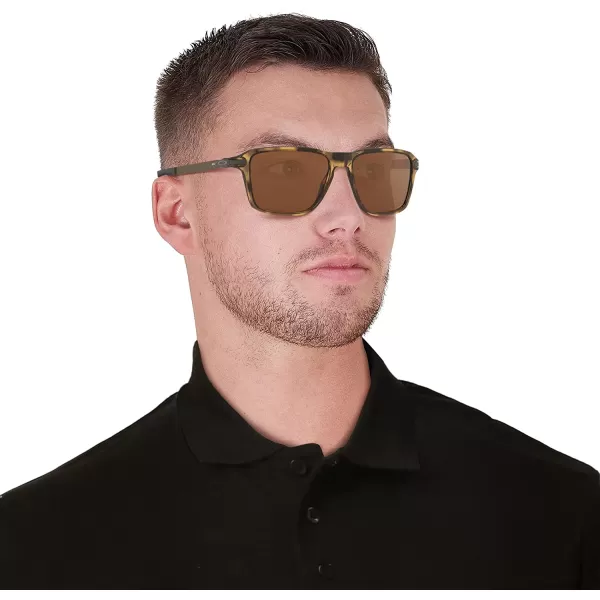 imageOakley Mens Oo9469 Wheel House Square SunglassesBrown TortoisePrizm Tungsten Polarized