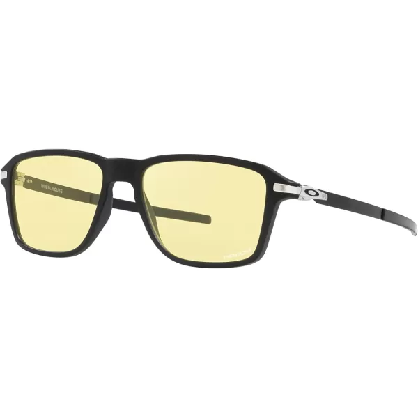 imageOakley Mens Oo9469 Wheel House Square SunglassesMatte BlackPrizm Gaming