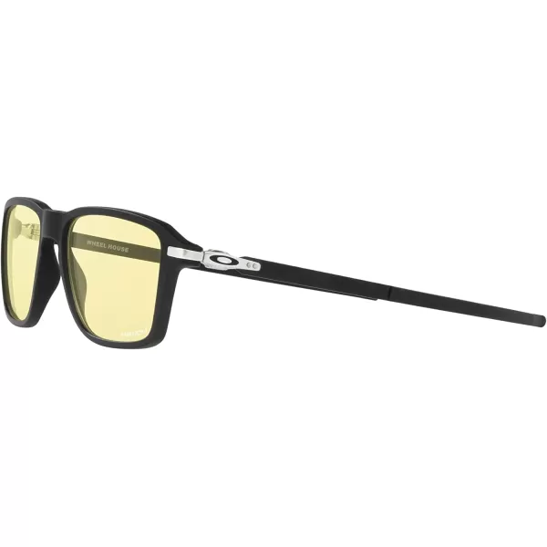 imageOakley Mens Oo9469 Wheel House Square SunglassesMatte BlackPrizm Gaming