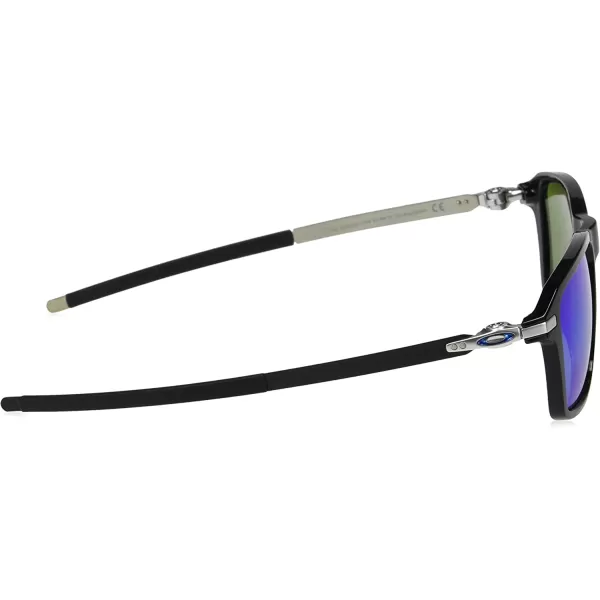 imageOakley Mens Oo9469 Wheel House Square SunglassesPolished BlackPrizm Sapphire Polarized