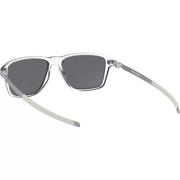 imageOakley Mens Oo9469 Wheel House Square SunglassesPolished ClearPrizm Black Polarized