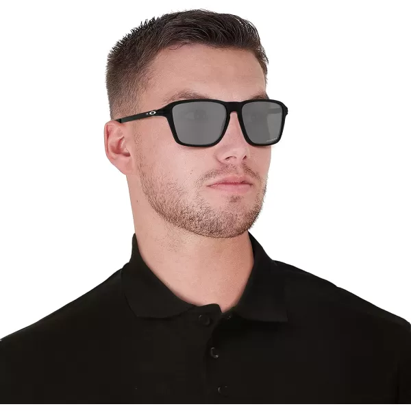 imageOakley Mens Oo9469 Wheel House Square SunglassesSatin BlackPrizm Black