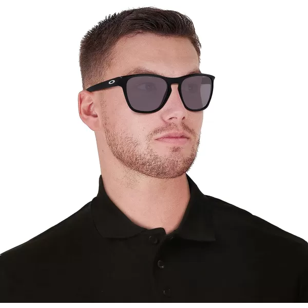 imageOakley Mens Oo9479 Manorburn Square SunglassesMatte BlackPrizm Grey