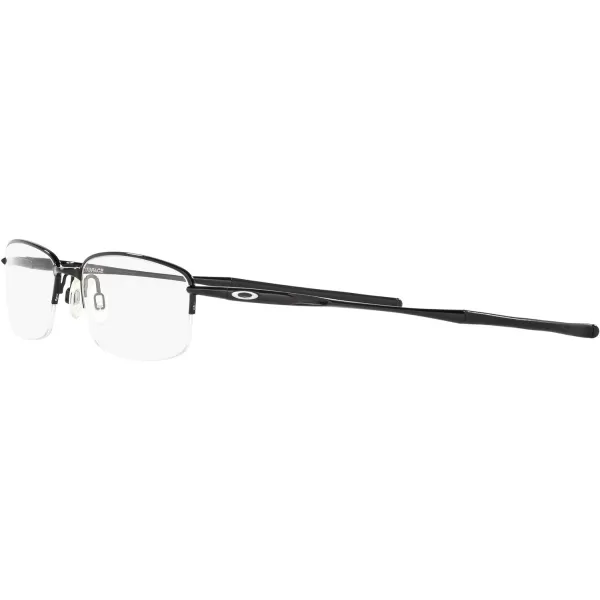 imageOakley Mens Ox3102 Clubface Rectangular Prescription Eyewear FramesPolished BlackDemo Lens
