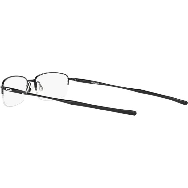 imageOakley Mens Ox3102 Clubface Rectangular Prescription Eyewear FramesPolished BlackDemo Lens