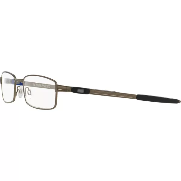 imageOakley Mens Ox3112 Tumbleweed Rectangular Prescription Eyeglass FramesMatte CementDemo Lens