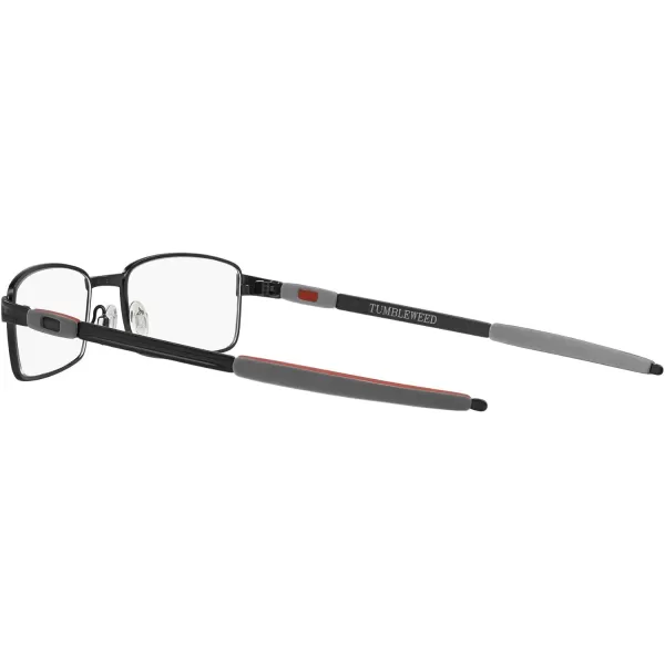 imageOakley Mens Ox3112 Tumbleweed Rectangular Prescription Eyeglass FramesPolished BlackDemo Lens