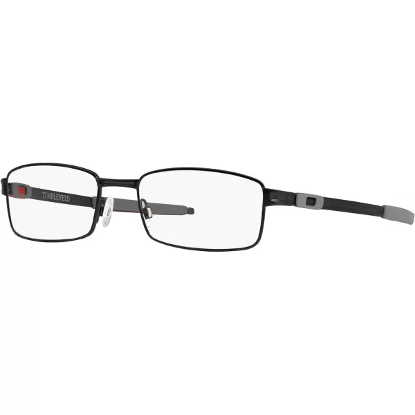 imageOakley Mens Ox3112 Tumbleweed Rectangular Prescription Eyeglass FramesPolished BlackDemo Lens