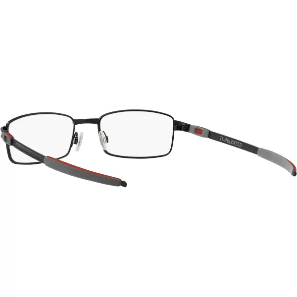 imageOakley Mens Ox3112 Tumbleweed Rectangular Prescription Eyeglass FramesPolished BlackDemo Lens