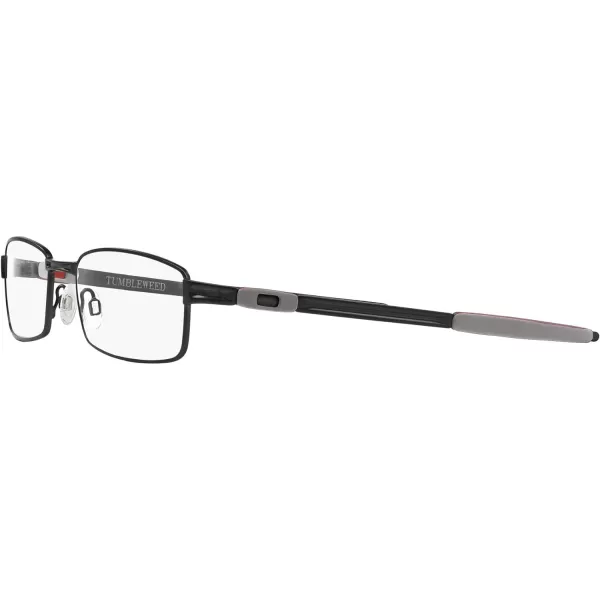 imageOakley Mens Ox3112 Tumbleweed Rectangular Prescription Eyeglass FramesPolished BlackDemo Lens
