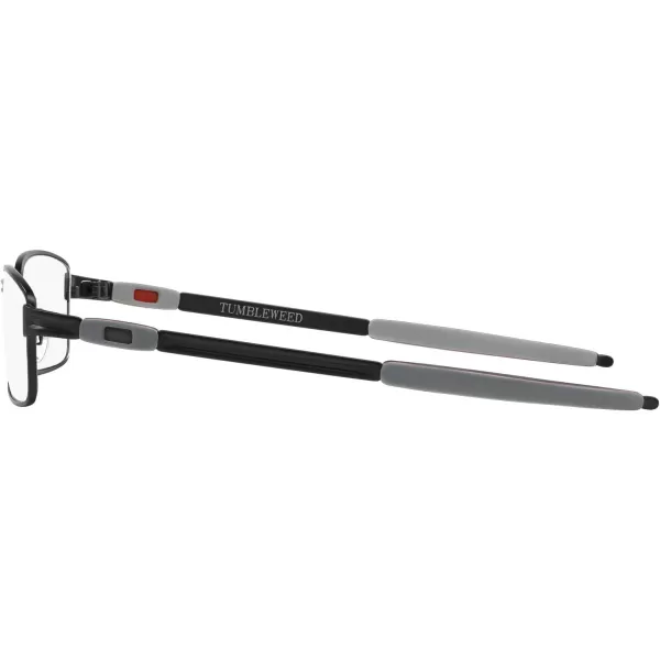 imageOakley Mens Ox3112 Tumbleweed Rectangular Prescription Eyeglass FramesPolished BlackDemo Lens